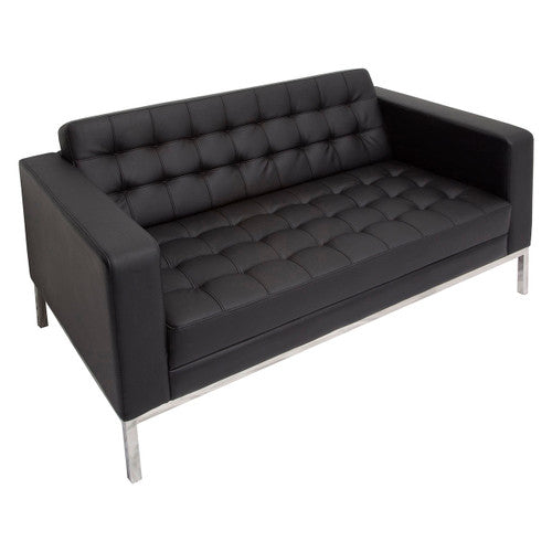 Rapidline Venus 2 Seater Lounge Black PU