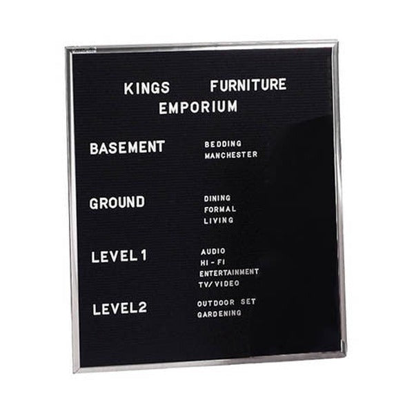 Visionchart EXLB6045 Executive Letterboard 600 x 450mm