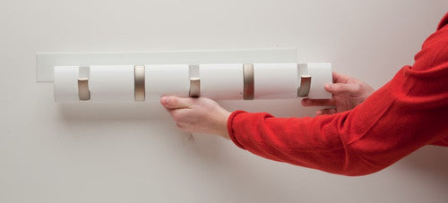 Velcro Brand 20mm tape used to organise storage containers with labels