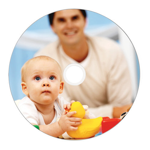 Verbatim 100-pack CD-R spindle with white printable discs stacked
