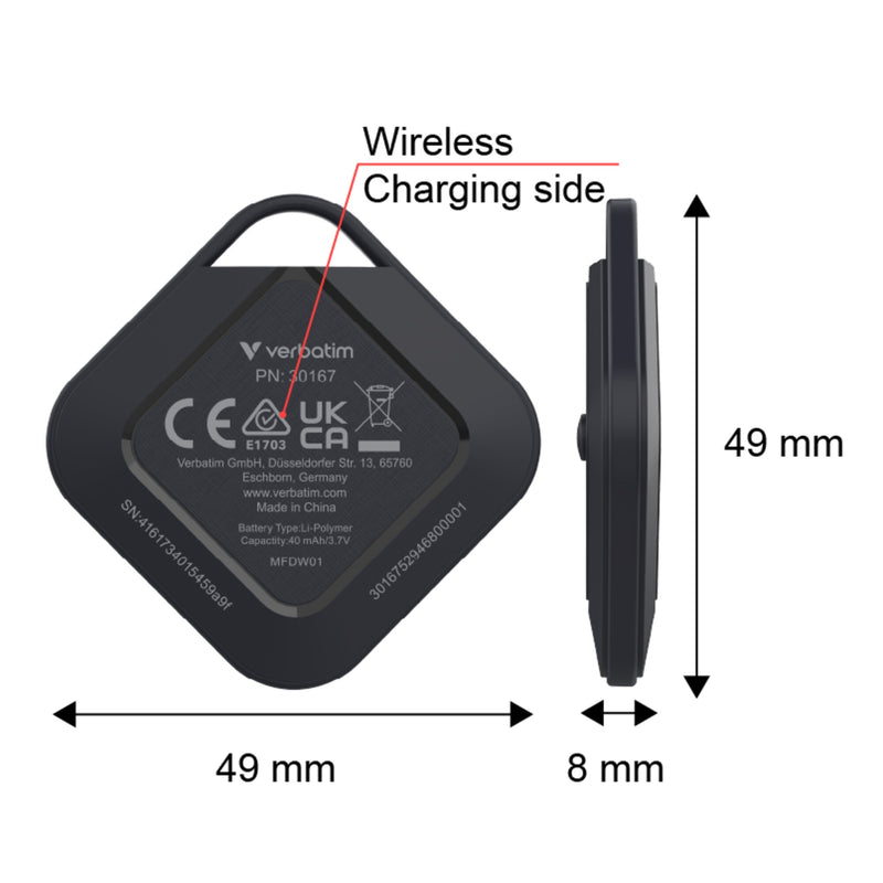 Verbatim My Finder Dual Wireless Tracker Pack of 3-9