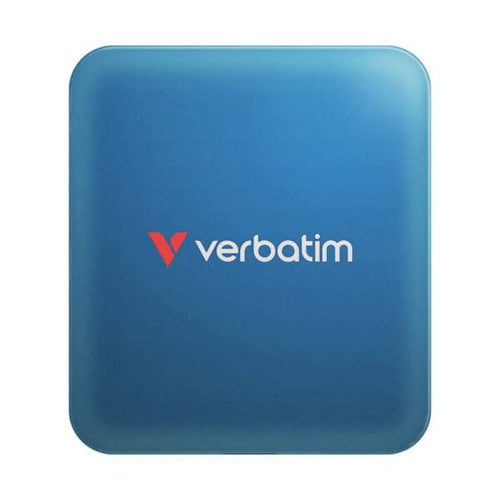 Verbatim SnapBack SSD 1TB attached magnetically to a compatible smartphone