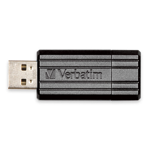 Verbatim Store n Go Pinstripe USB Drive Black 128GB - image 2