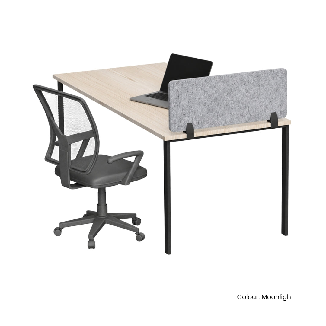 Visionchart DS12-SA-7440 SANA Serenity Desk Screen 12mm Above Desk Side 740x400mm. Alternate view 2. Supplied product image from Visionchart for Mega Office Supplies.