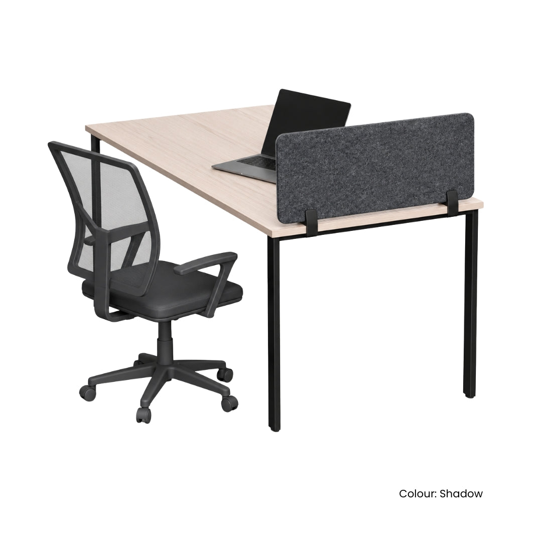 Visionchart DS24-SA-7460 SANA Serenity Desk Screen 24mm Above Desk Side 740x600mm. Alternate view 3. Supplied product image from Visionchart for Mega Office Supplies.