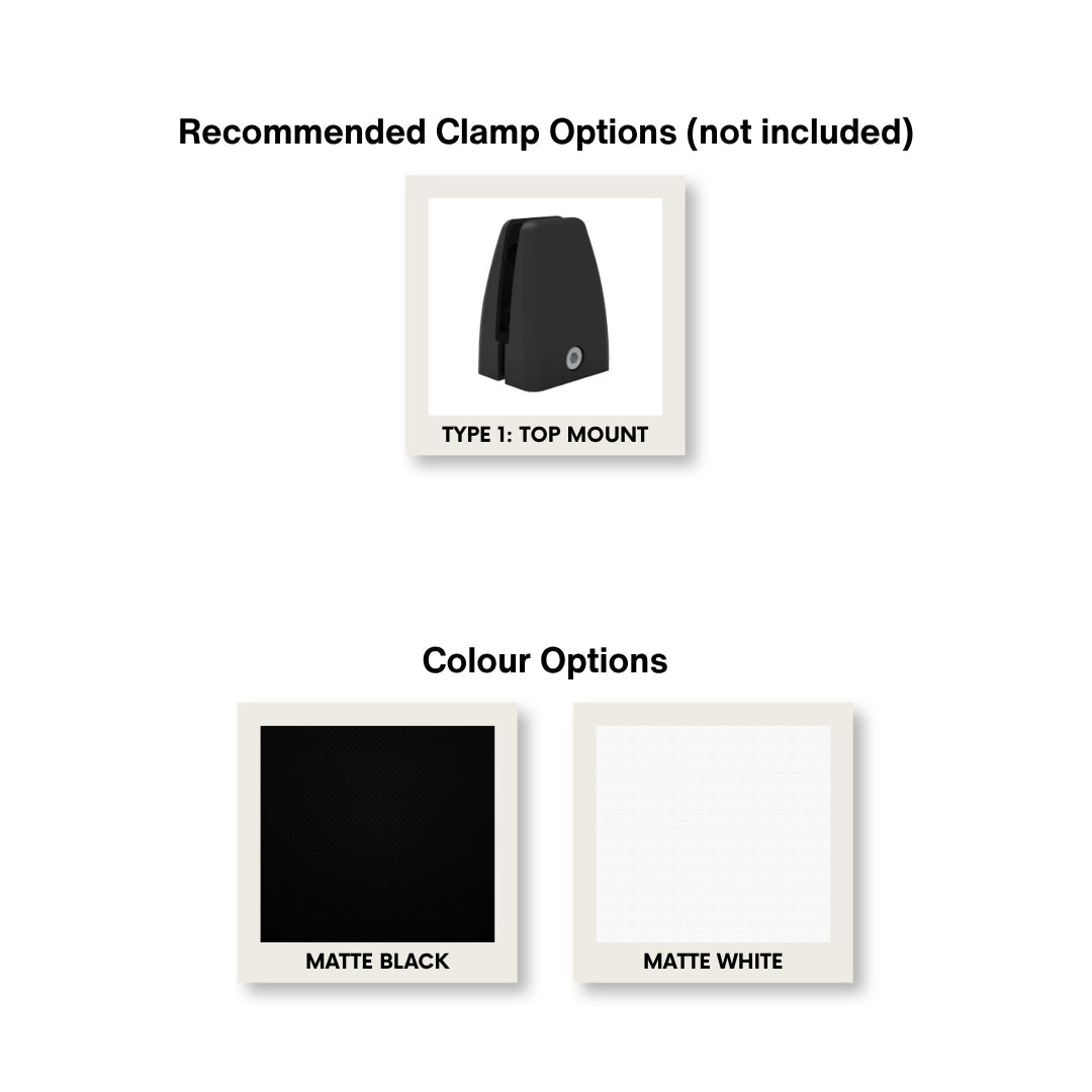 Visionchart DS24-SB-7460 SANA Serenity Desk Screen 24mm Below Desk 740x600mm. Colour swatch chart 1. Supplied product image from Visionchart for Mega Office Supplies.