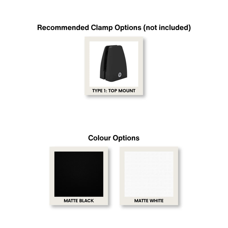 Visionchart DS24-SB-7460 SANA Serenity Desk Screen 24mm Below Desk 740x600mm. Colour swatch chart 1. Supplied product image from Visionchart for Mega Office Supplies.