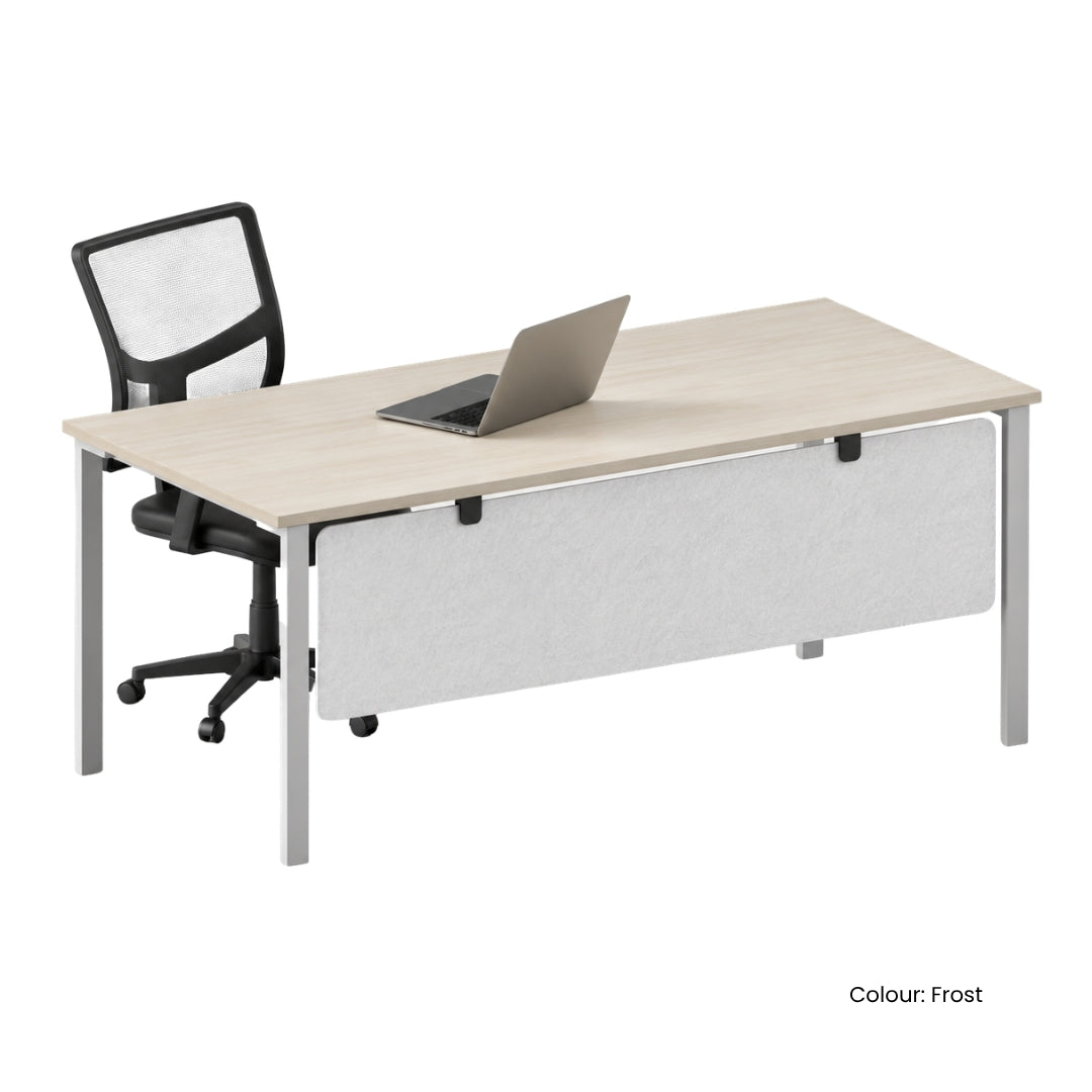 Visionchart DS24-SB-1540 SANA Serenity Desk Screen 24mm Below Desk 1500x400mm. Alternate view 3. Supplied product image from Visionchart for Mega Office Supplies.