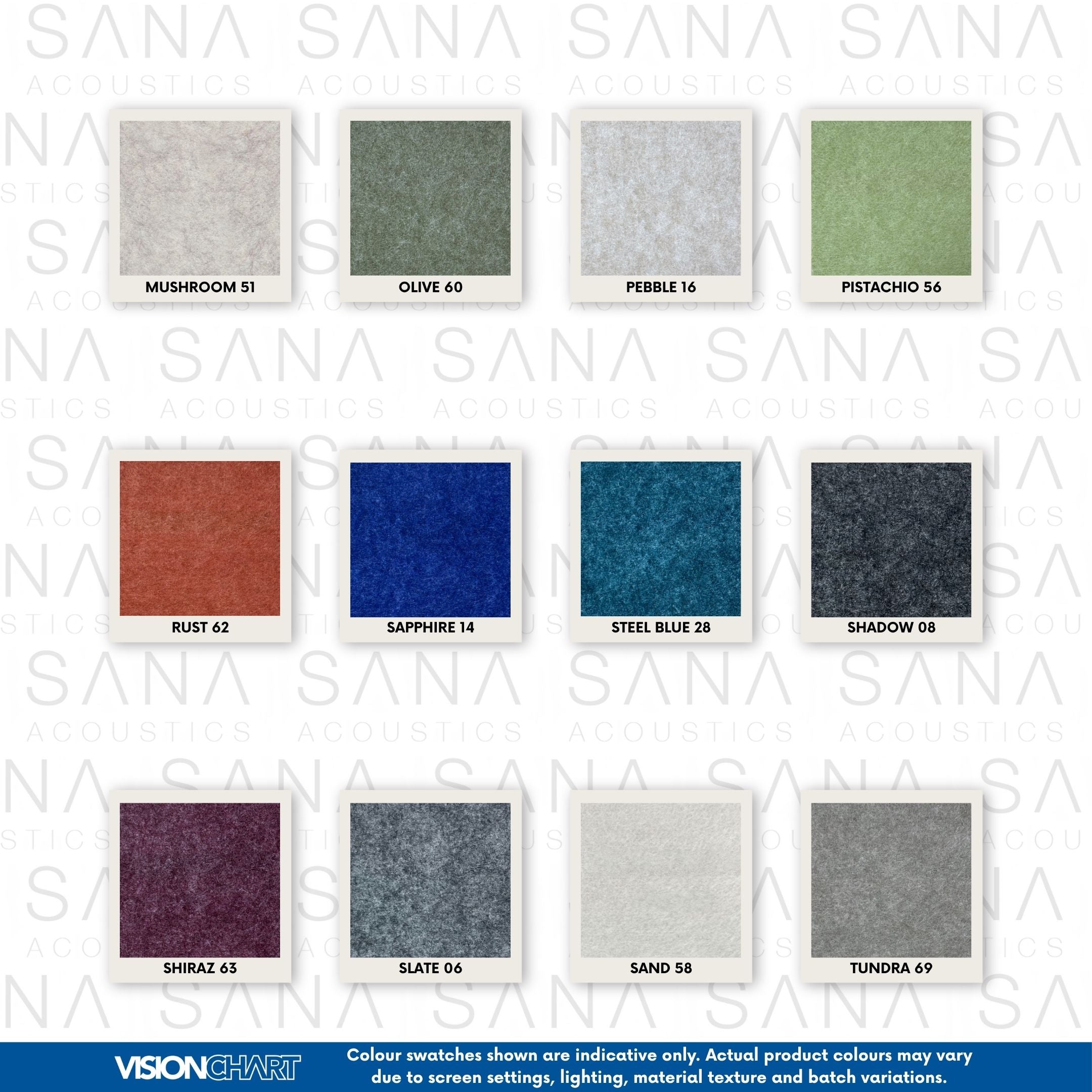 Visionchart SANA Altitude Dual Above & Below Desk Screen 1800 x 800 x 12mm Mushroom - colour swatch