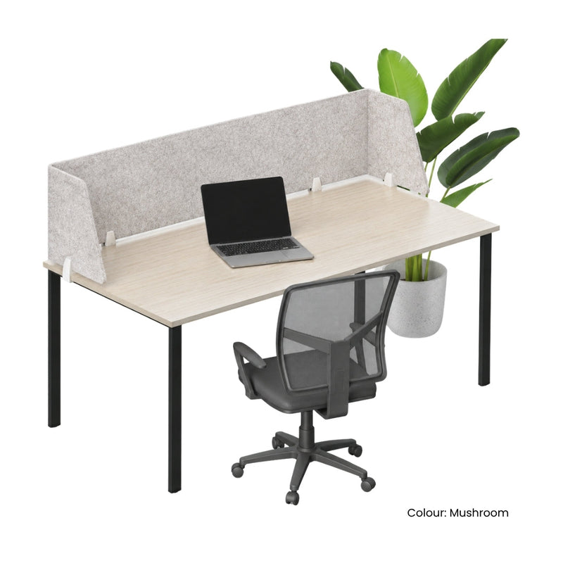 Visionchart DS24-UA-1560 SANA Serenity Desk Screen 24mm Above Desk Surround 1500x600x300mm. Main product image. Supplied product image from Visionchart for Mega Office Supplies.