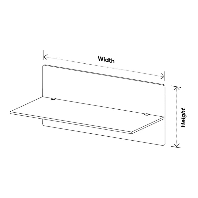 Visionchart DS24-SD-1560 SANA Serenity Desk Screen 24mm Above and Below Desk 1500x600mm. Alternate view 4. Supplied product image from Visionchart for Mega Office Supplies.