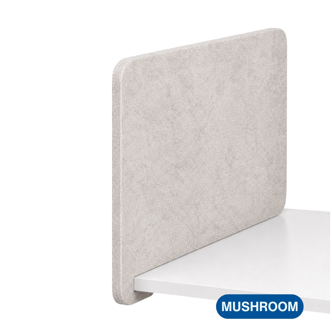 Visionchart DS24-SL-ALT8048 SANA Serenity Desk Screen 24mm Slide-On Divider 680x480mm Altitude Edge. Alternate view 3. Supplied product image from Visionchart for Mega Office Supplies.