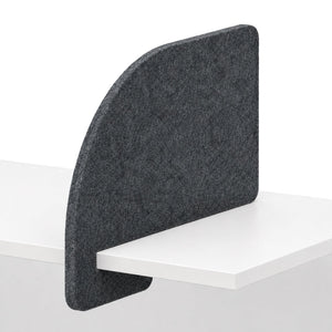 Visionchart SANA Slide-On Desk Screen 680 x 420mm Arc Shadow