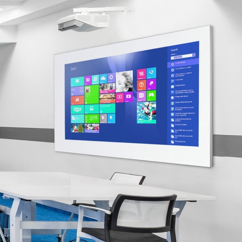 Visionchart LX8-1812-PC LX8 EDGE EverWrite Porcelain Projection Whiteboard 1800x1200mm Slim Edge PC. Alternate view 1. Supplied product image from Visionchart for Mega Office Supplies.
