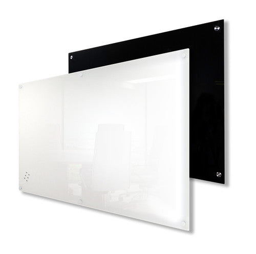 Visionchart VGB1260-B Lumiere Magnetic Glassboard 1200 x 600mm Black