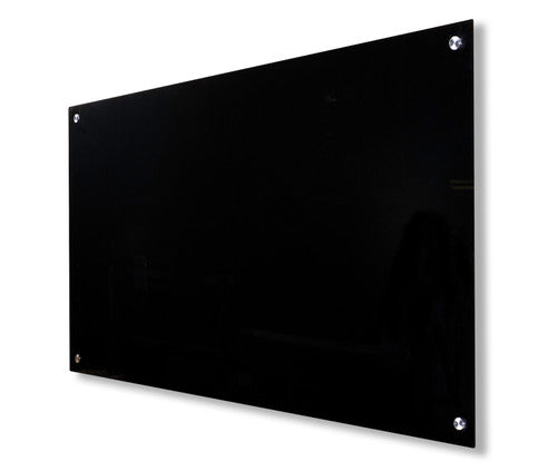 Visionchart VGB1260-B Lumiere Magnetic Glassboard 1200 x 600mm Black