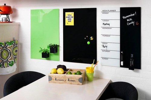 Visionchart N60-10502 Naga Coloured Magnetic Glassboard 400 x 600mm White