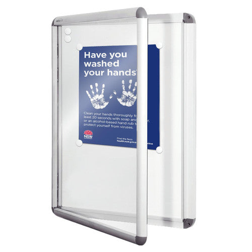 Visionchart TXN6045 Notice Case Neo Hinge Door A2 600 x 450mm