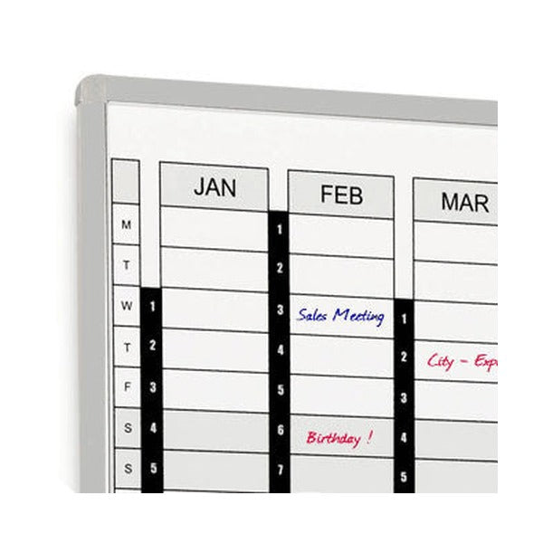 Visionchart VDP003 Perpetual Year Planner 2400 x 1200mm