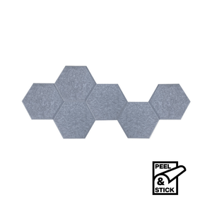 Visionchart Sana Acoustic Shapes Hexagon Moonlight Pack of 6