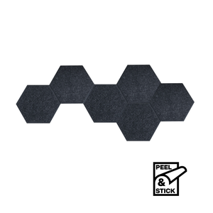 Visionchart Sana Acoustic Shapes Hexagon Shadow Pack of 6