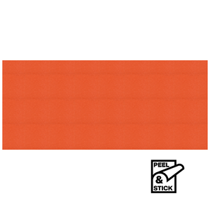 Visionchart SANA Easy Stick Acoustic Wall Panel 2800 x 1220 x 12mm Carrot