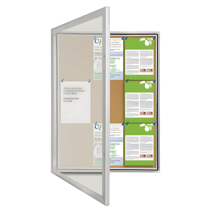Visionchart TX6001 TX Notice Case Weather Resistant Cork Background (9-A4's) 820 x 1080mm
