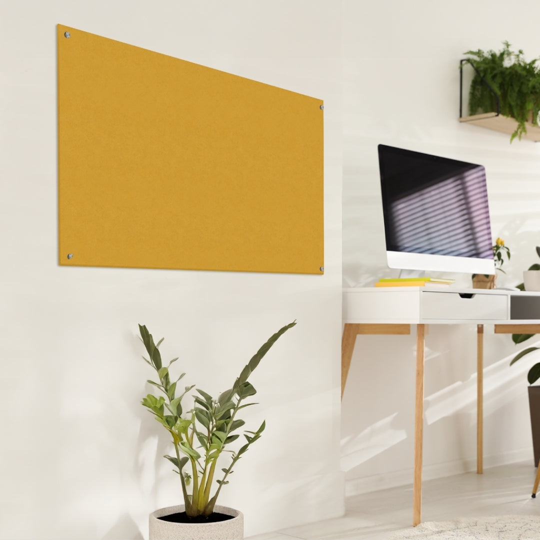 Visionchart UFF1590 Smooth Velour Unframed Wrapped Pinboard 1500 x 900mm - view 1