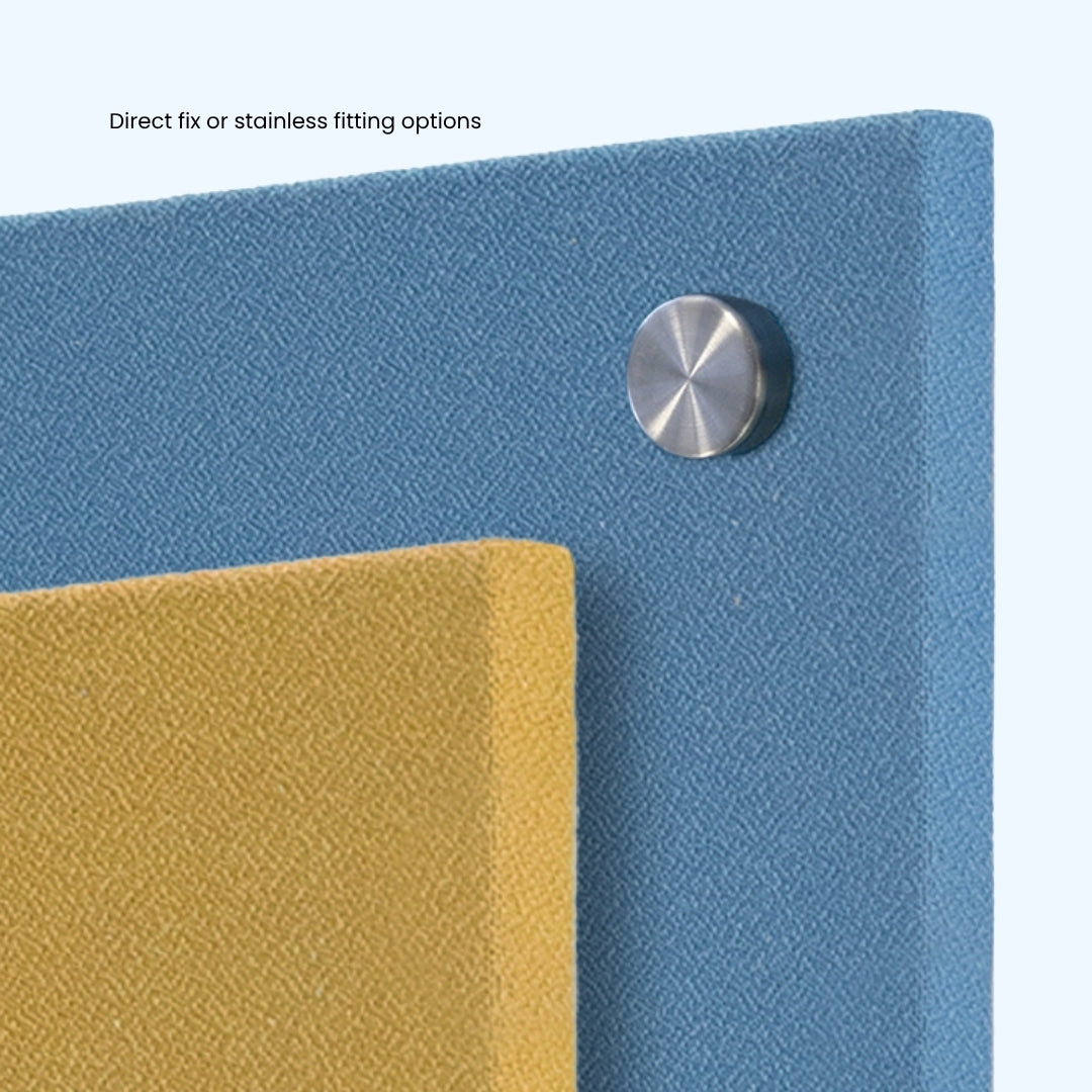 Visionchart UFF1590 Smooth Velour Unframed Wrapped Pinboard 1500 x 900mm - view 2