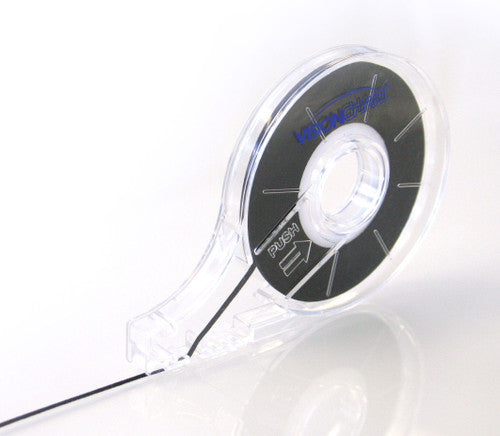 Visionchart VA0007 Adhesive Black Lining Tape 1.5mm x 13m Roll