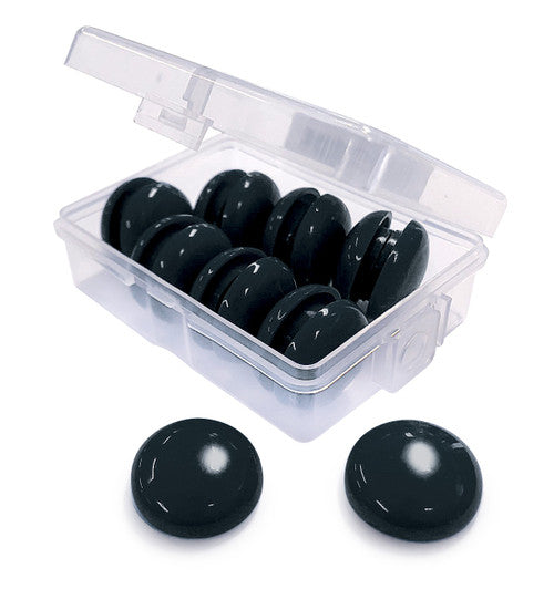 Visionchart VA0017-BLK Standard Whiteboard Magnets 20mm Black Pack of 16