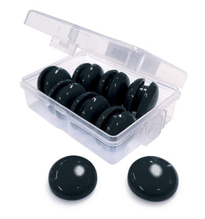 Visionchart VA0017-BLK Standard Whiteboard Magnets 20mm Black Pack of 16