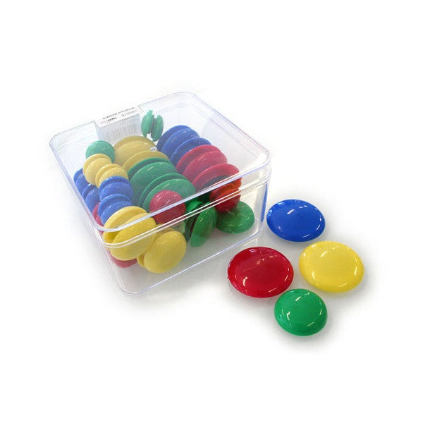 Visionchart VA0018 Standard Whiteboard Magnets Assorted Pack of 48