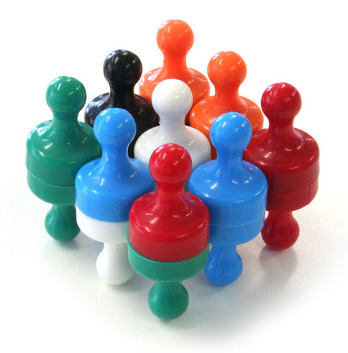 Visionchart VA0019 Super Strong Skittle Magnets 6 Colours Pack of 18