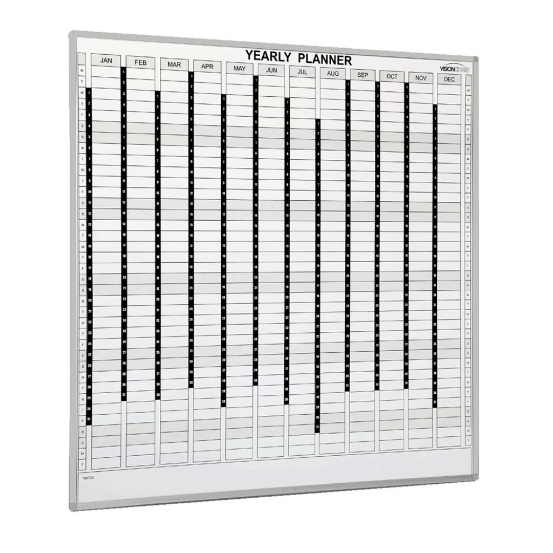 Visionchart VDP001 Perpetual Year Planner 1200 x 1200mm