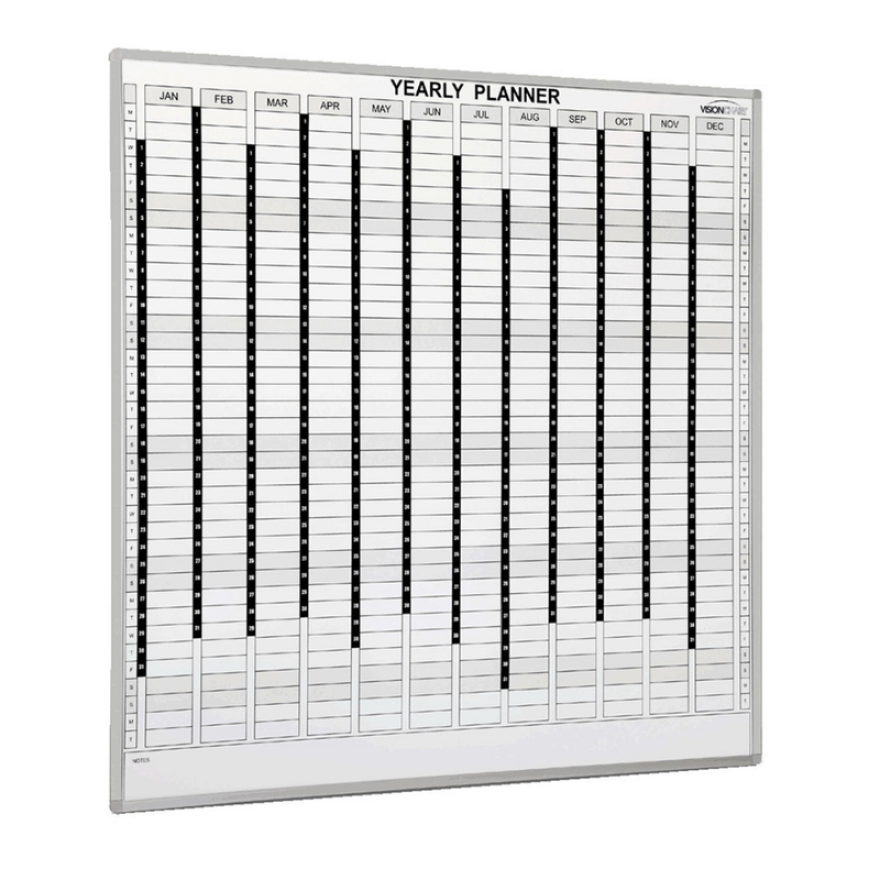Visionchart VDP001 Perpetual Year Planner 1200 x 1200mm