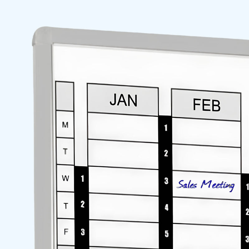 Visionchart VDP002 Perpetual Year Planner 1500 x 1200mm - view 2