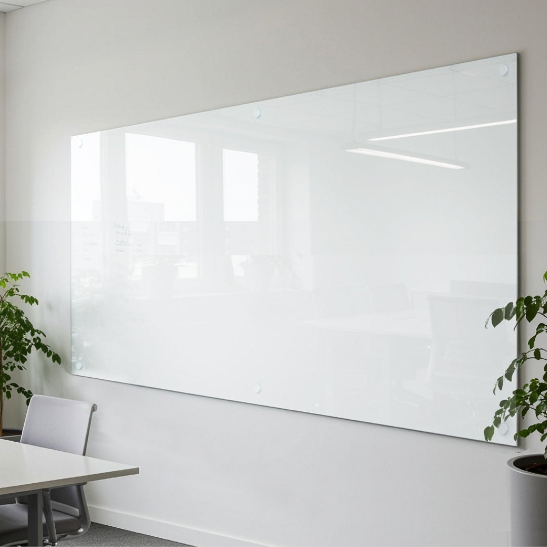 Visionchart VGB1512 Lumiere Magnetic Glassboard 1500 x 1200mm White - view 1