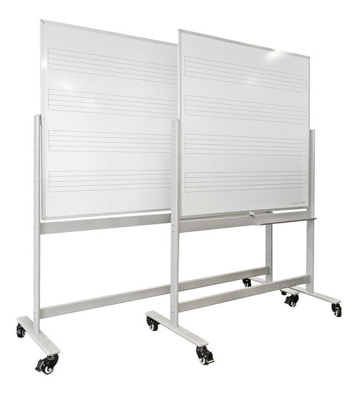 Visionchart VM1212-M Mobile Music Whiteboard 1200 x 1200mm