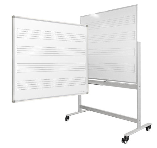 Visionchart VM1212-M Mobile Music Whiteboard 1200 x 1200mm