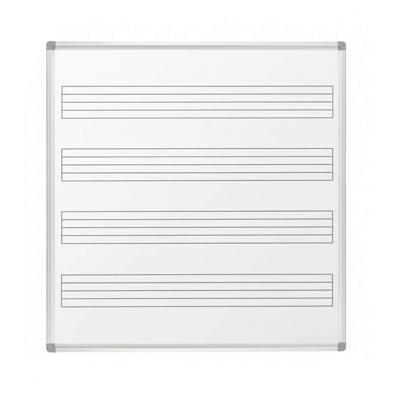 Visionchart VMB1212 Magnetic Music Whiteboard 1200 x 1200mm
