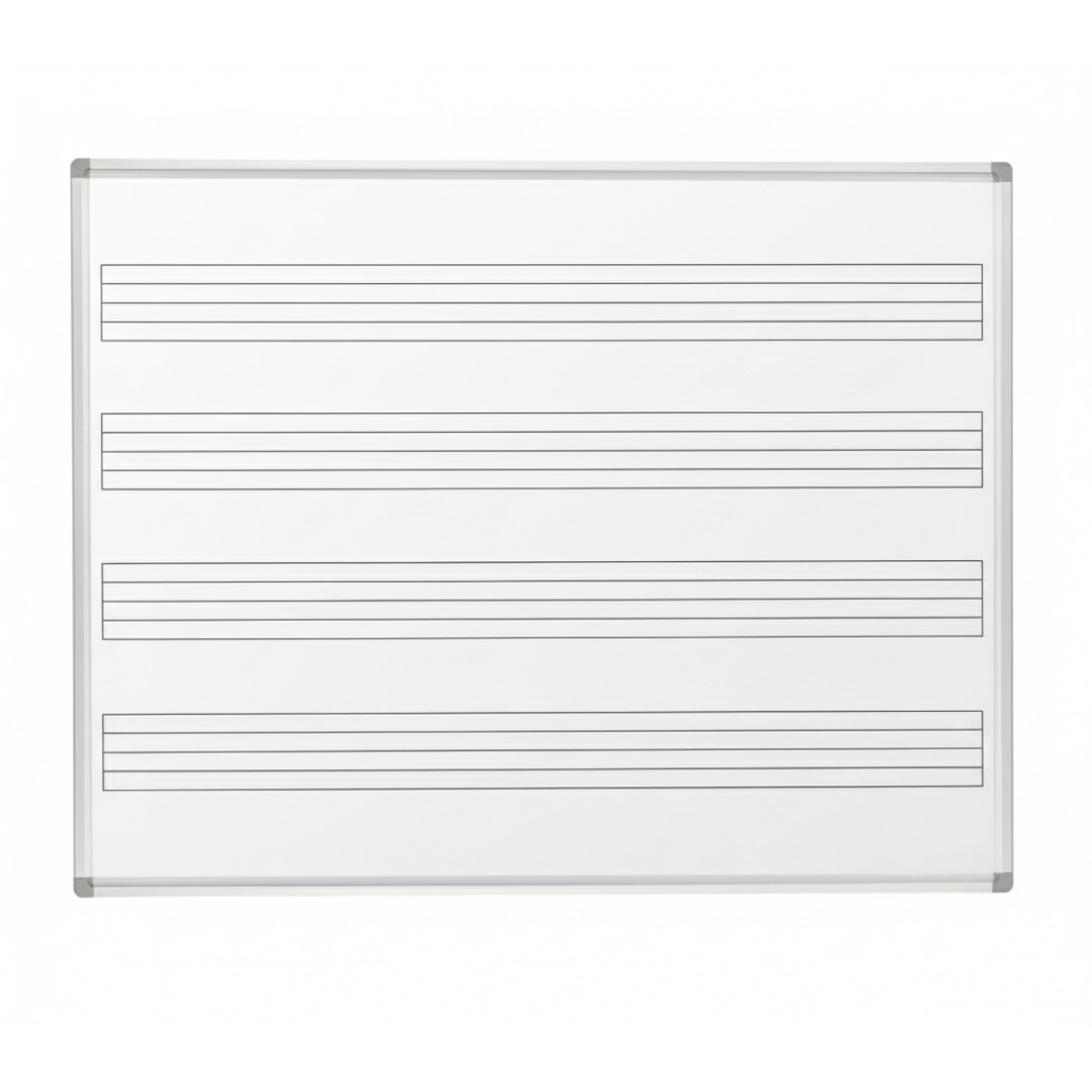 Visionchart VMB1512 Magnetic Music Whiteboard 1500 x 1200mm