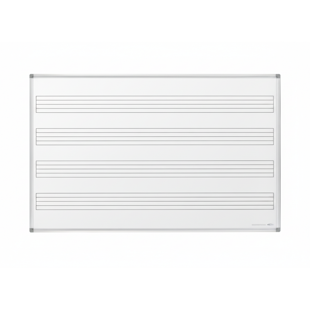 Visionchart VMB1812 Magnetic Music Whiteboard 1800 x 1200mm - view 1