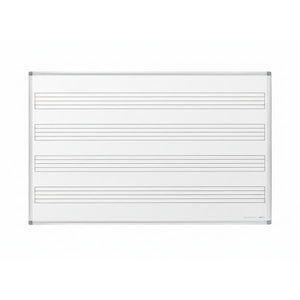 Visionchart VMB1812 Magnetic Music Whiteboard 1800 x 1200mm - view 1