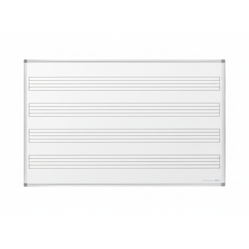 Visionchart VMB1812 Magnetic Music Whiteboard 1800 x 1200mm - view 1