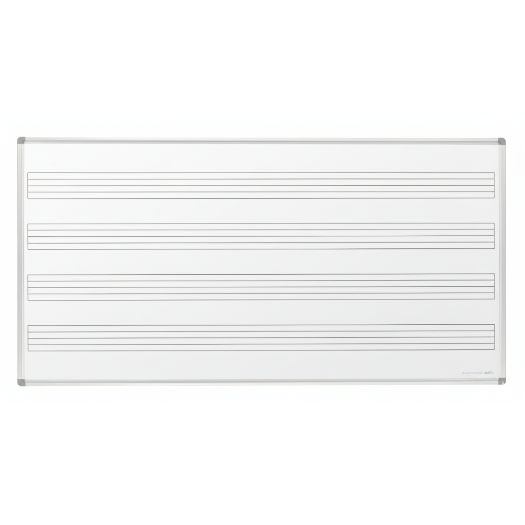Visionchart VMB2412 Magnetic Music Whiteboard 2400 x 1200mm