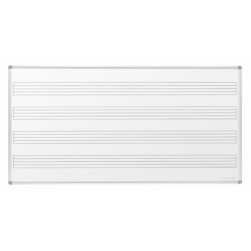 Visionchart VMB2412 Magnetic Music Whiteboard 2400 x 1200mm
