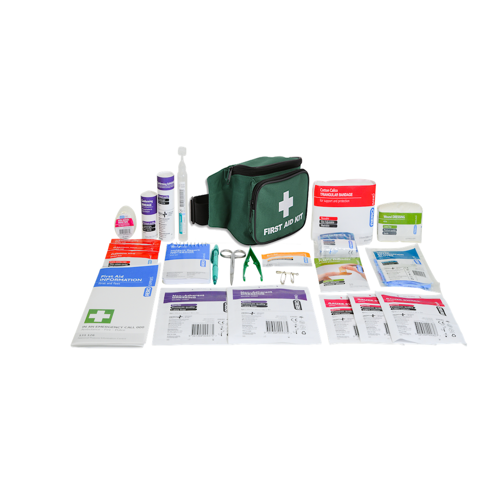Voyager 2 Series Bumbag First Aid Kit 35 x 11 x 12cm waist-worn first aid kit for outdoor and sporting use