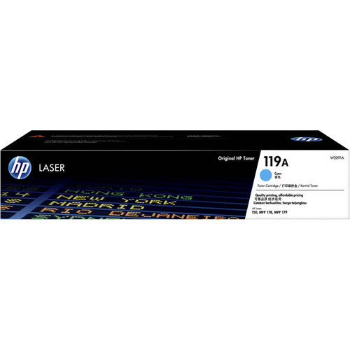 HP 119A Original Laser Toner Cartridge Cyan 700 Pages