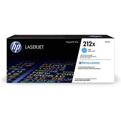 HP 212X High Yield Original LaserJet Toner Cartridge Cyan 10000 Pages
